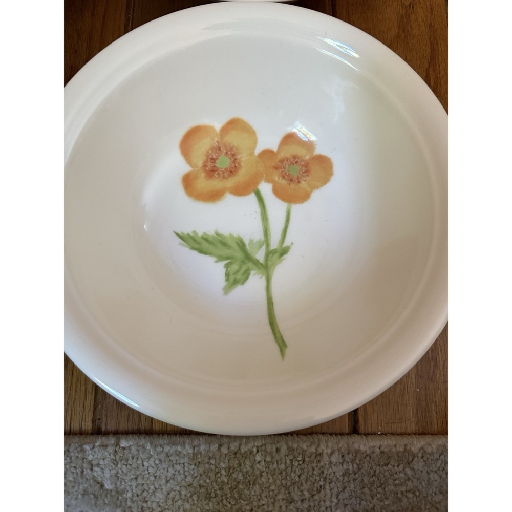 Vintage villeroy boch 9" Bowls Mademoiselle  Pattern Set Of 2 Luxembourg 0157